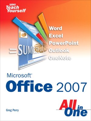 cover image of Sams Teach Yourself Microsoft Office 2007 All in One